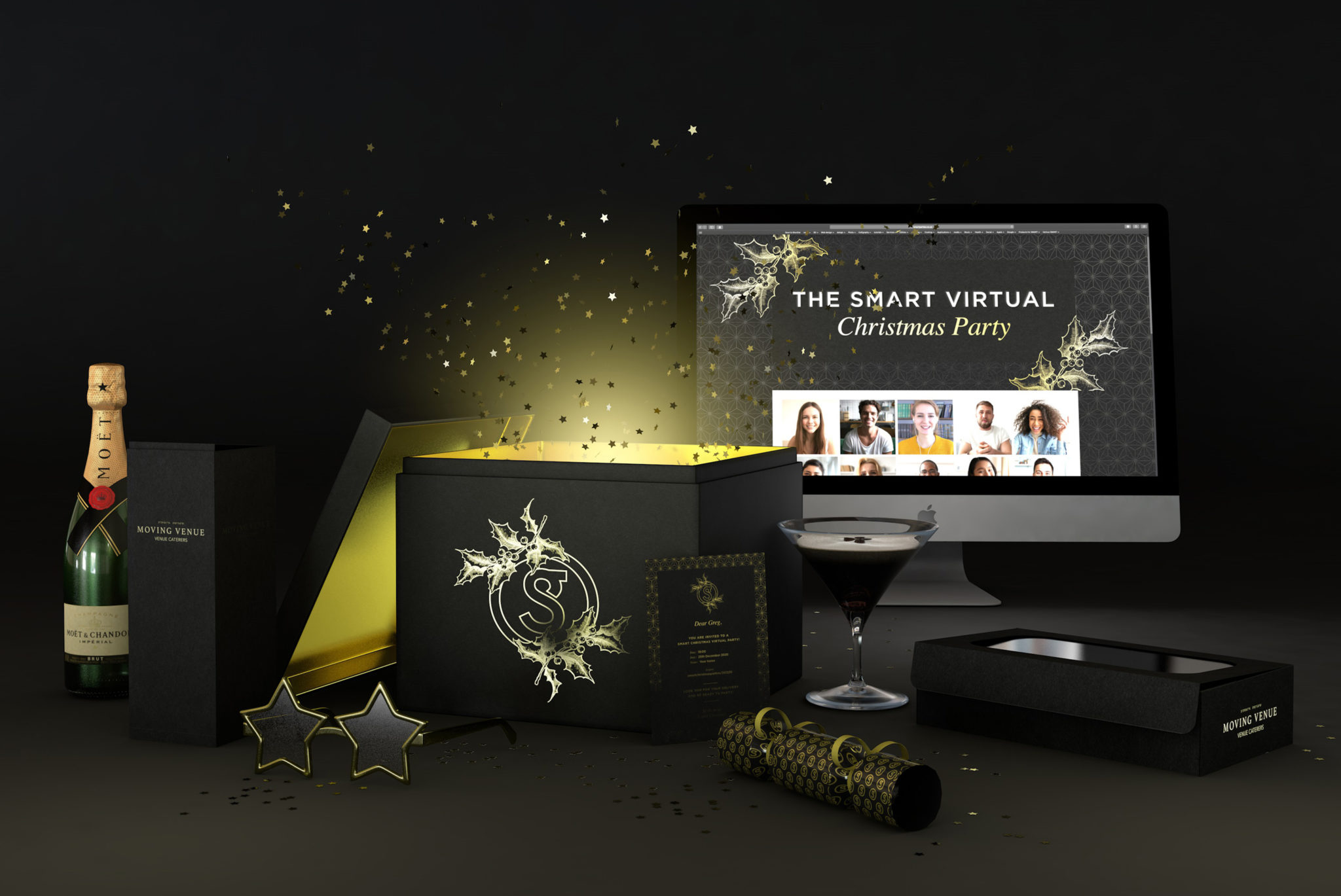 Virtual Christmas Parties Party in a Box Smart Parties